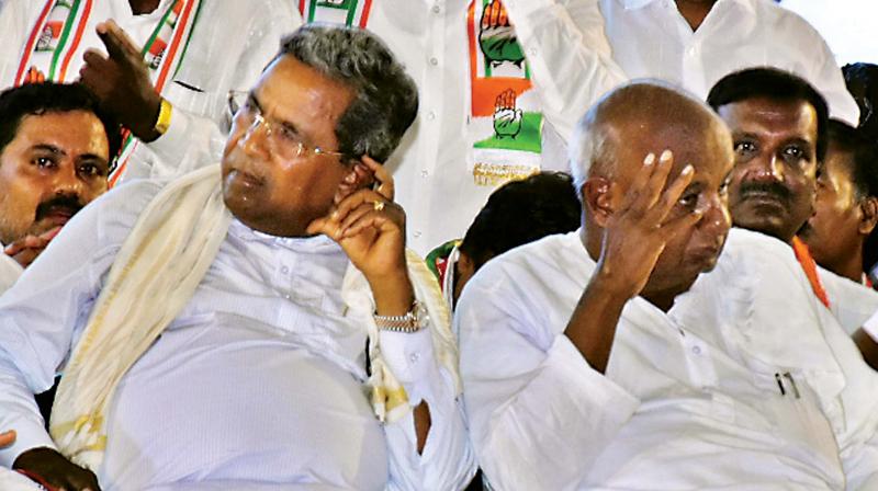 Deve Gowda, Siddaramaiah, appeal to JD(S), Congress leaders to stay united