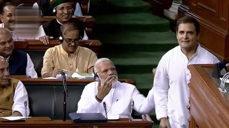 Prime Minister Narendra Modi ripped into every other dig that Congress president Rahul Gandhi made during the no-confidence motion debate in Lok Sabha on Friday. (Photo: PTI)