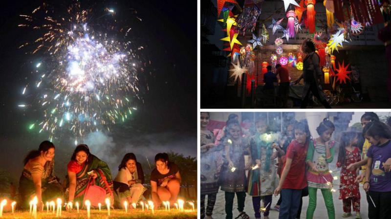 Lights, sweets and firecrackers: Nation celebrates Diwali with fervour