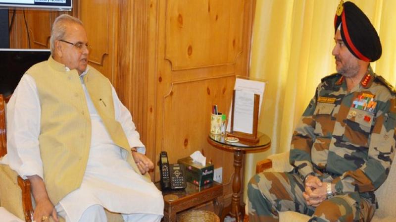 Northern Army Commander, Jammu and Kashmir Governor discuss security situation