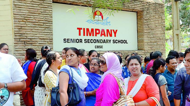 Visakhapatnam: Parents protest steep hike in fee