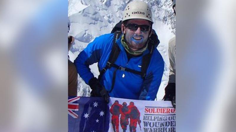 Rescuers managed to reach Terry Harch late Thursday and he was airlifted out during a break in bad weather on Friday afternoon. (Photo: Twitter | @SoldierOnAust)