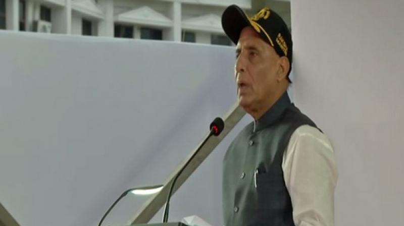 Resolve to not let \non-state\, \state-sponsored\ terrorism on our territory: Rajnath