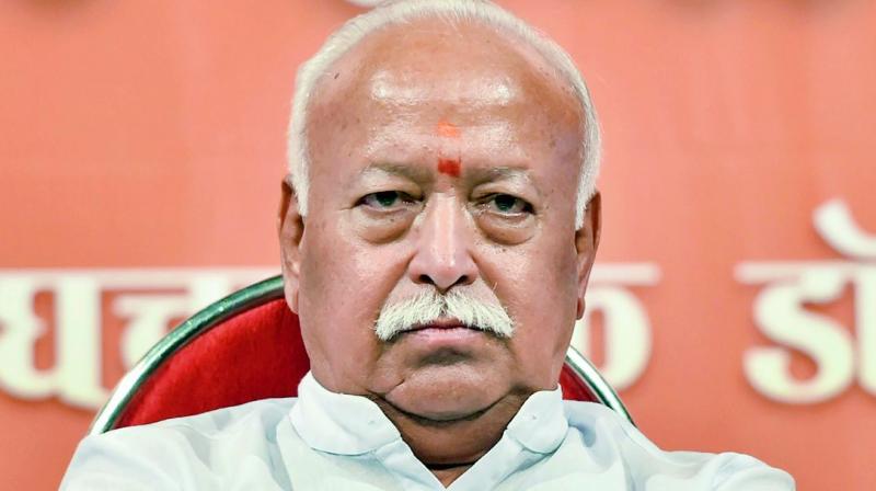 Mohan Bhagwat interacts with foreign media