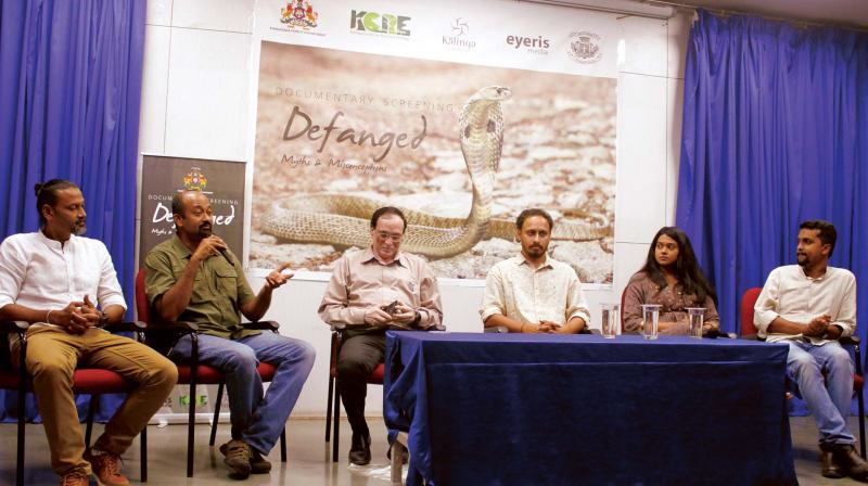 Bengaluru: â€˜Defangedâ€™, a documentary on snakes to debunk reptile myths
