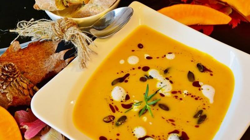 Try this easy, delicious pumpkin and lentil soup recipe