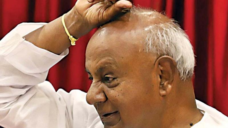 Let\s face all elections independently: Gowda on alliance with Congress
