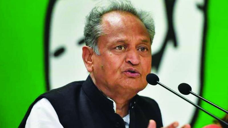 Don\t use lord Ram\s name to create ruckus and anger: Ashok Gehlot