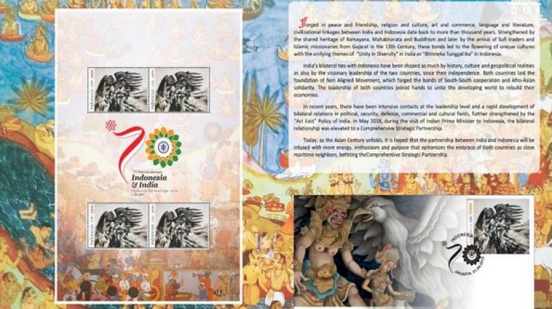 Indonesia releases special stamp on Ramayana theme