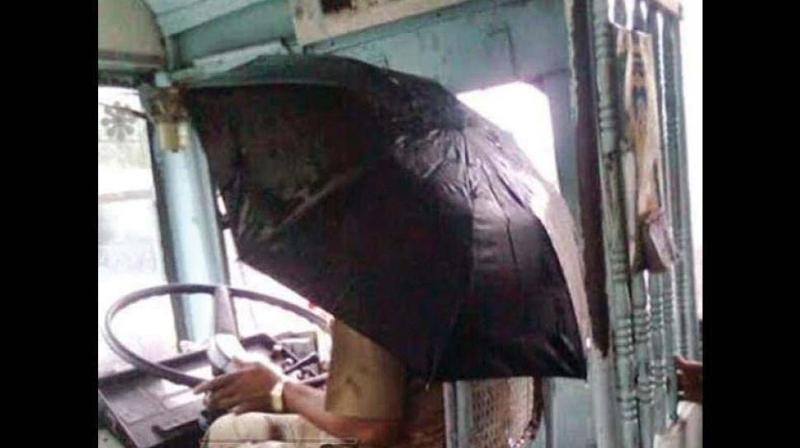 Leaky roofs leave passengers drenched in BMTC buses