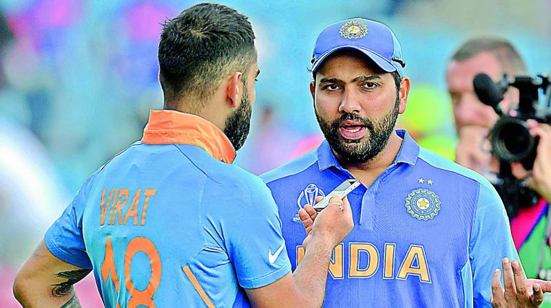 Kohli, Shastri ask Rohit Sharma to guide youngsters in Dhoni\s absence: Report