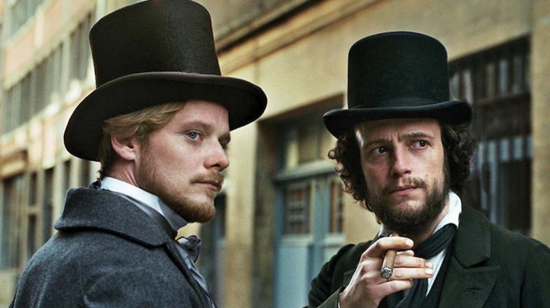 Still from the movie Young Karl Marx.