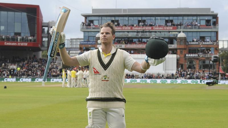 Steve Smiths domination of Englands bowling attack in the Ashes series reached new heights on Thursday as his magnificent 211 led Australia to 497-8 declared on the second day of the fourth test at Old Trafford.  (Photo:AP)