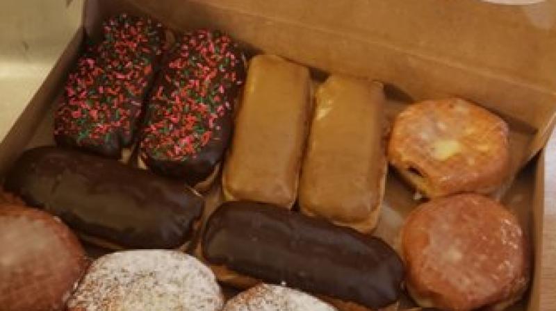But fearing that the police officers would be angry with him for the break-in, the suspect had brought along a peace offering: a fresh box of donuts. (Photo: King County Sheriffs Office)