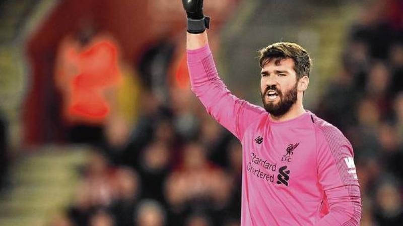 Liverpool goalkeeper Alisson Becker is waiting to return to full time action