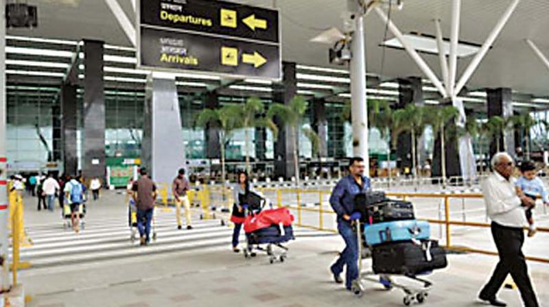 Bengaluru: KIA gate for hand baggage passengers
