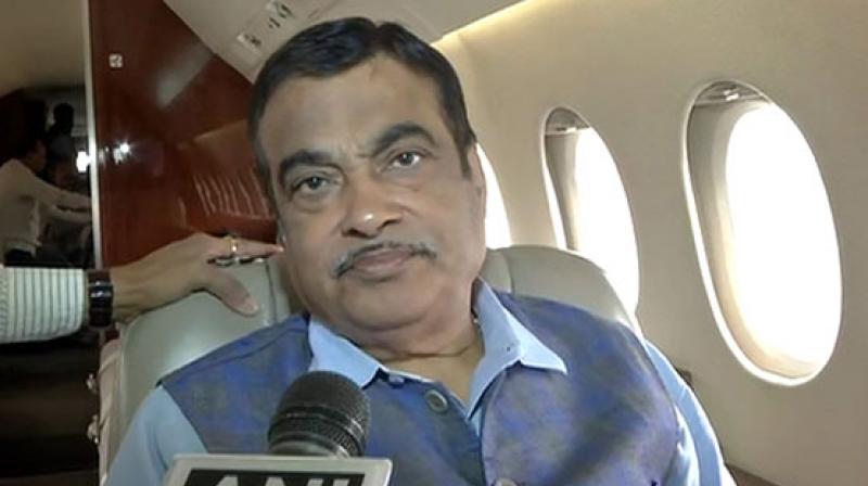Gadkari, who was flying to Nagpur from here, said that he has directed his department to prepare a report on how India can block other water resources from flowing into Pakistan. He did not elaborate. (Photo: ANI)