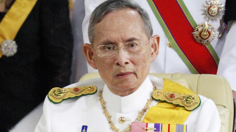 King Bhumibol Adulyadej of Thailand, who died on Oct. 13