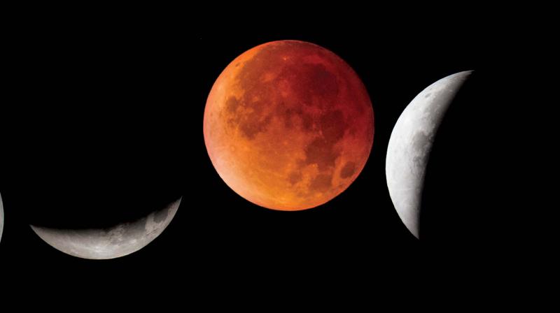 It is called a blood moon as the moon gets a rusty orange or deep red colour when the sunlight is scattered through the Earths atmosphere.