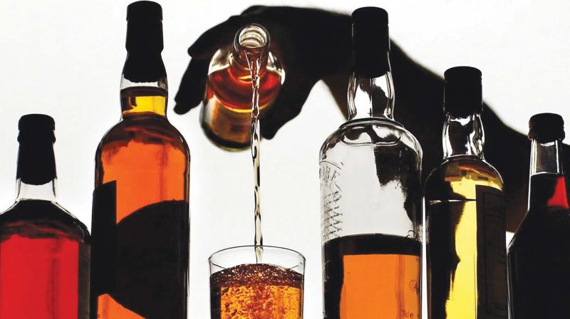 Visakhapatnam: Liquor bottles given away free of charge