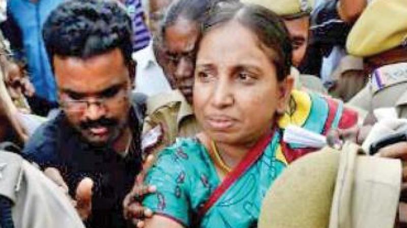 Nalini Sriharan\s plea seeking direction to Guv for early release dismissed