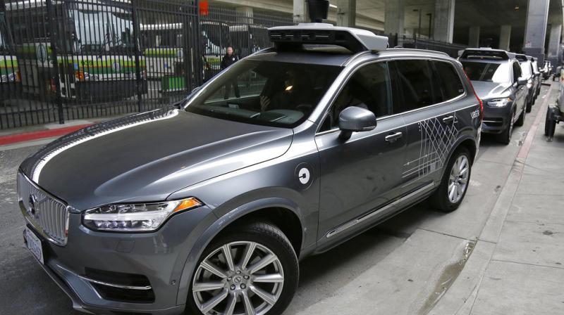 Uber driverless car heads out for a test drive in San Francisco.(Photo: AP)