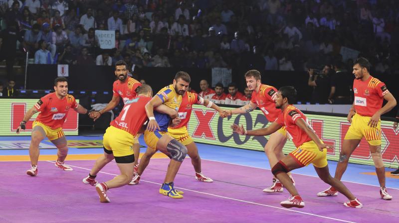 Thakur ended with 13 points and was supported by Prapanjan who contributed nine points. (Photo: PTI)