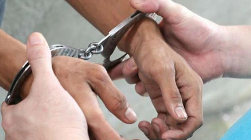 In another case, two persons Orusu Bhagavath (50), stone cutting workers and Mangu Venkatesh (36), a labourer were arrested by the police in connection with the theft of goats from a farm in Mailardevpally.(Representational Image)