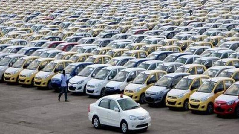 Domestic passenger vehicle sales declined marginally to 2,79,837 units in October. (Photo: PTI)