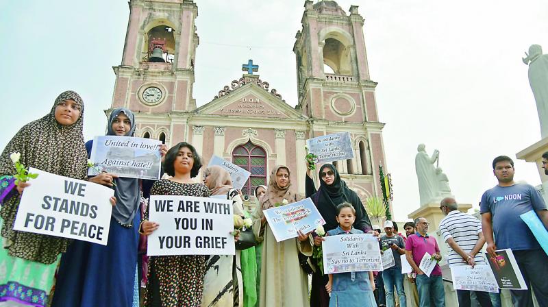 Hyderabad: Muslims visit churches to show unity against terror