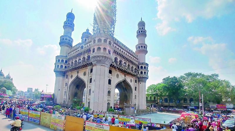 Hyderabad: Missing duct holds up Charminar work