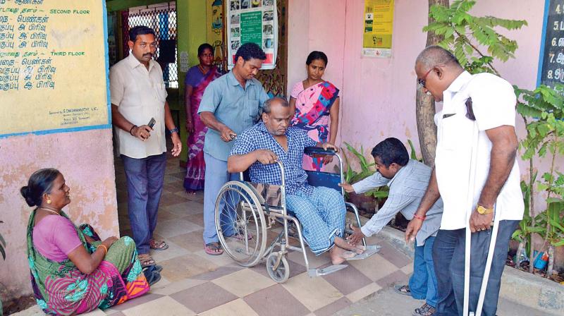 No disabled-friendly polling booths to help them cast votes