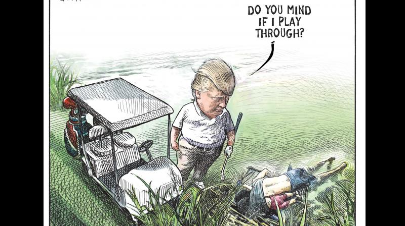 Canadian cartoonist fired after illustration of Trump goes viral