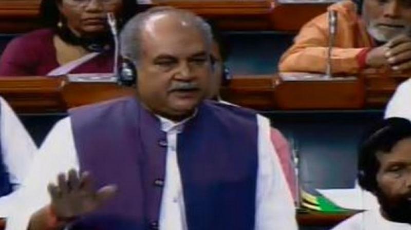 Union Agriculture Minister Narendra Singh Tomar said judicious use of pesticide and chemical fertiliser does not lead to any harmful effects and work on soil health cards was being done in mission mode under directions of PM Modi. (Photo: ANI)