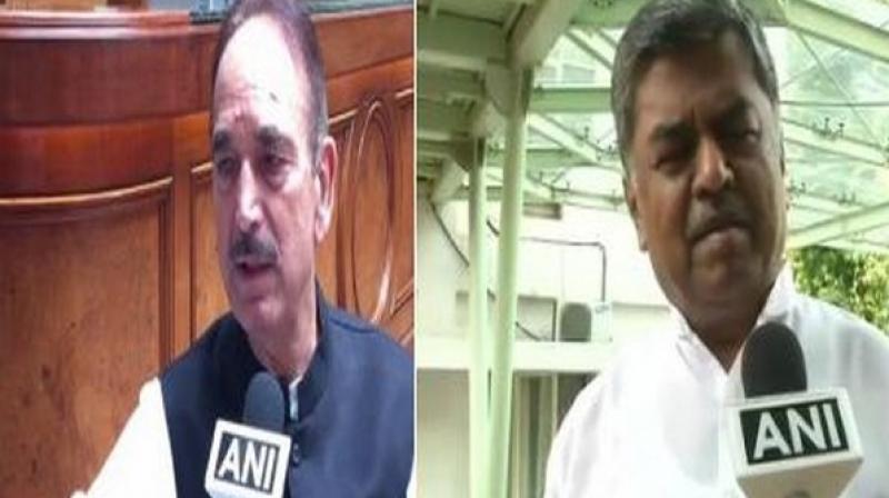 Ghulam Nabi Azad, BK Hariprasad tasked to tackle Karnataka crisis
