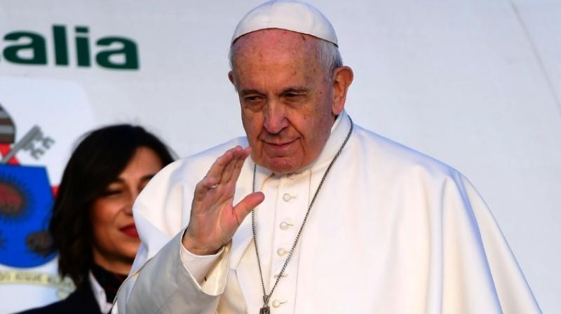 Pope arrives for holding joint prayer in Bulgaria