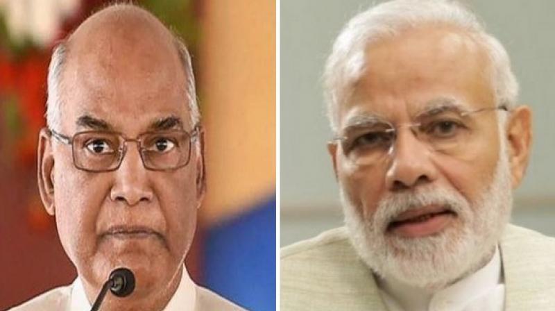 \May Almighty bless you\: PM Modi wishes President Kovind on his birthday