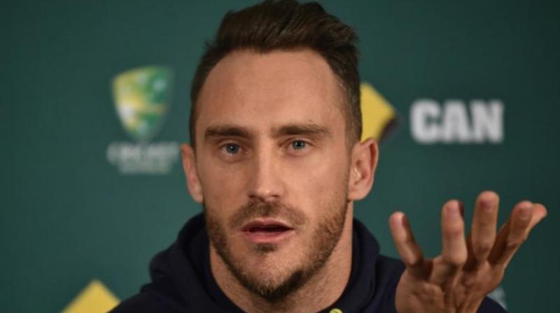Faf du Plessis  was named full-time Test captain last year after De Villiers decided to take a break from the longest cricket format after missing two series because of injury.