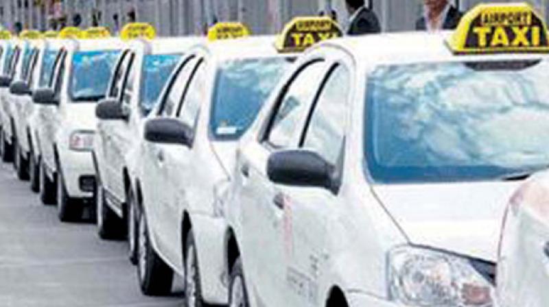 Cabs were available for booking since early morning,\ explained an officer from the state transport department. (Representational image)
