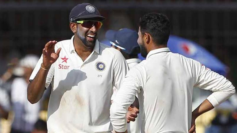 After their top order was bamboozled by Bangladeshi rookie Mehedi Hasan, England now have to contend with the worlds number one spinner, Ravichandran Ashwin and Ravindra Jadeja. (Photo: