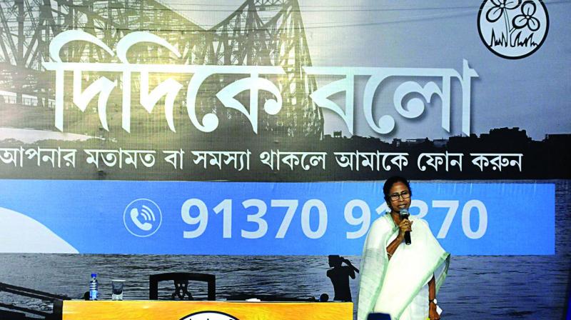 Mamata unveils â€˜Tell Didiâ€™ plan to connect to masses