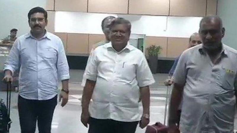 Senior Karnataka BJP leaders meet Amit Shah in New Delhi