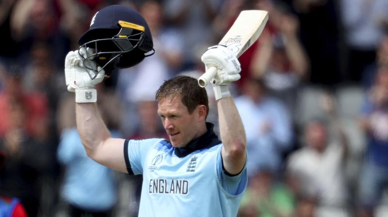 ICC CWC\19: Eoin Morgan becomes first batsman to hit 17 sixes in an innings