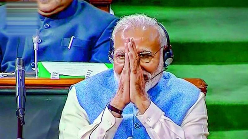 Lok Sabha seating: Amit Shah, Smriti Irani get seats beside PM Modi