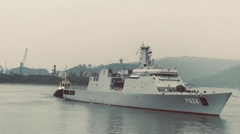 2 Sri Lankan naval ships arrive in Visakhapatnam to participate in SLINEX 2019