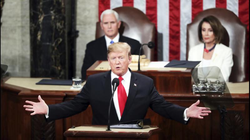 An economic miracle is taking place in the United States -- and the only thing that can stop it are foolish wars, politics or ridiculous partisan investigations, the president said. (Photo: AP)
