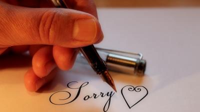 While an apology may have good intentions, the researchers believe it can also be a selfish act. (Photo: Pixabay)