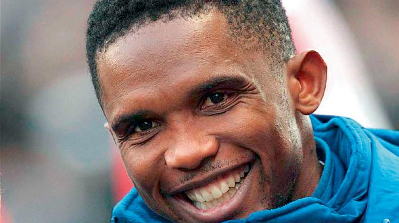 Etoo will work closely with the SC on a various number of projects including workers welfare projects, legacy programmes and event experience for the 2022 World Cup. (Photo: