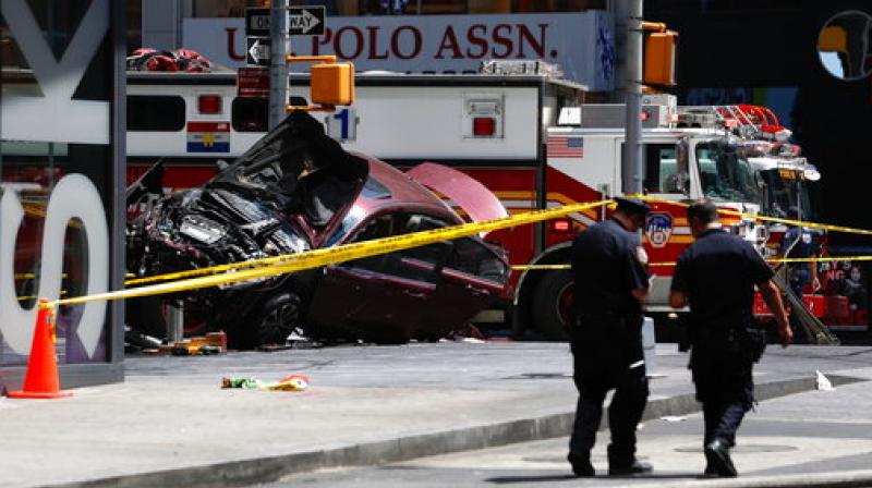Times Square crash: Intoxicated man kills 1, injures 22