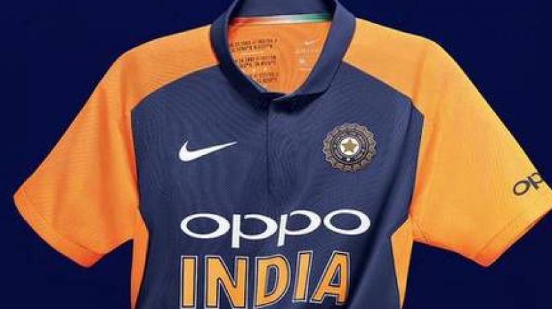 ICC CWC\19: India\s orange jersey unveiled; see pics
